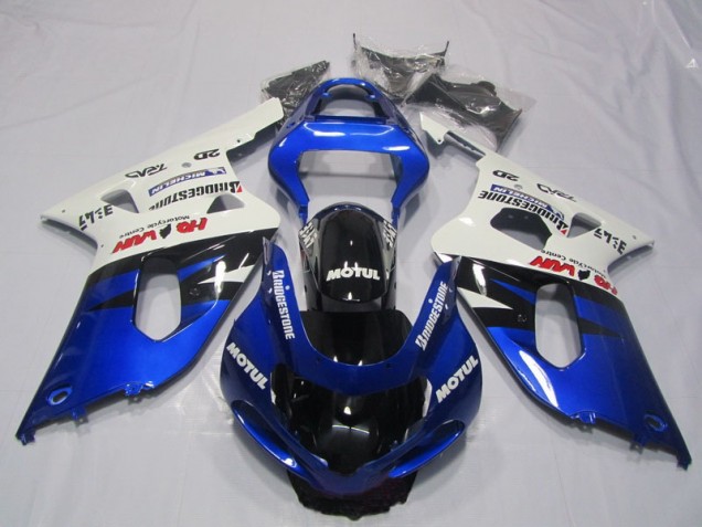 ABS Kit Carenatura GSXR 600 K1 K2 K3 01-03 - Blu Bianco Motul ABS Kit Carenatura GSXR 600 K1 K2 K3 01-03 - Blu Bianco Motul
