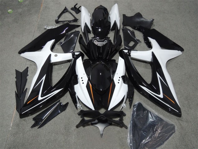 ABS Kit Carenatura GSXR 600 K8 08-10 - Nero Bianco ABS Kit Carenatura GSXR 600 K8 08-10 - Nero Bianco