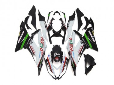 ABS Kit Carenatura ZX6R 13-18 - Bianco Nero
