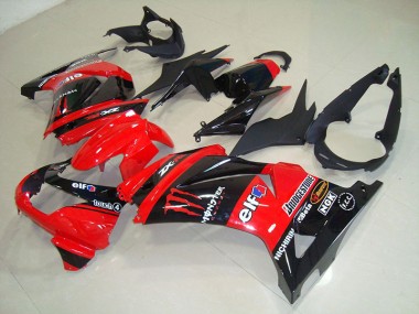 ABS Kits Carena ZX 250R 08-12 - Nero Rosso Monster