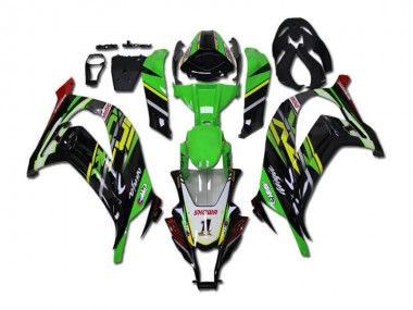ABS Kits Carenatura ZX10R 11-15 - Verde Nero