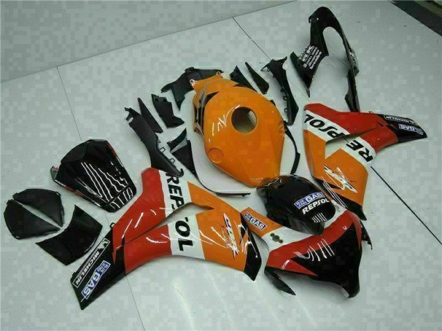 ABS Kits Carene CBR 1000 RR 08-11 - Arancia Repsol ABS Kits Carene CBR 1000 RR 08-11 - Arancia Repsol