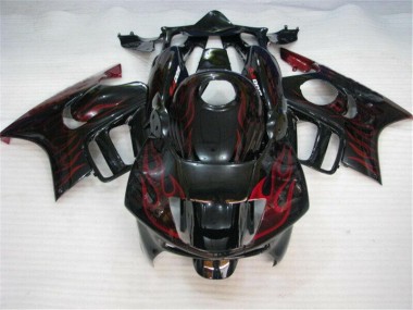 ABS Kits Carene CBR 600 F3 95-98 - Nero Rosso Fiamma