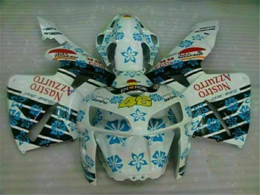 ABS Plastica CBR 600 RR 05-06 - Bianco Blu Nastro Azzurro 46