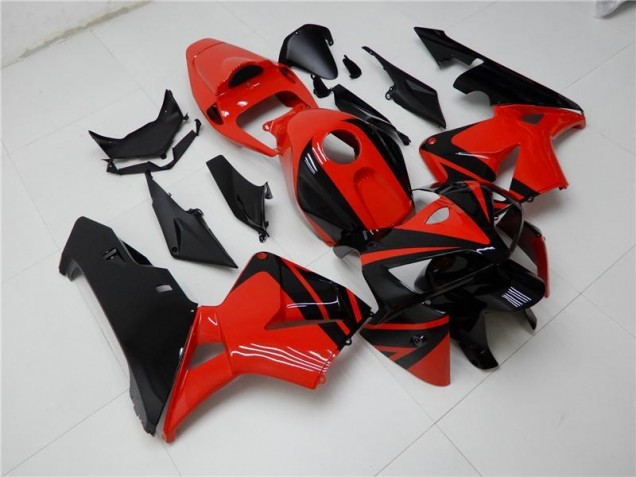 ABS Plastica CBR 600 RR 05-06 - Rosso Nero ABS Plastica CBR 600 RR 05-06 - Rosso Nero
