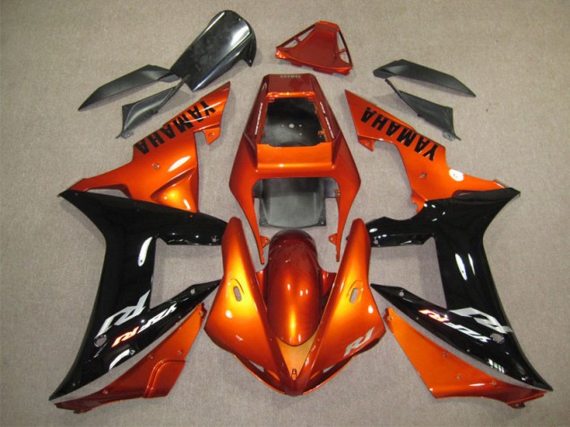 ABS Plastica & Carena CBR 1000 RR 04-05 - Arancia Nero