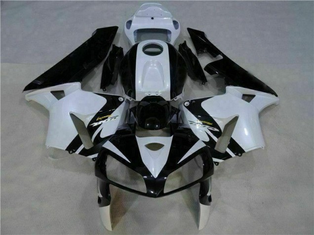 ABS Plastica & Carena CBR 600 RR 05-06 - Bianco Nero ABS Plastica & Carena CBR 600 RR 05-06 - Bianco Nero