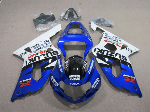 ABS Plastica & Carena GSXR 600 K1 K2 K3 01-03 - Blu Bianco Motul ABS Plastica & Carena GSXR 600 K1 K2 K3 01-03 - Blu Bianco Motul
