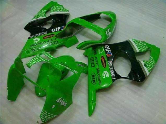 ABS Plastica & Carena ZX6R 00-02 - Verde Nero