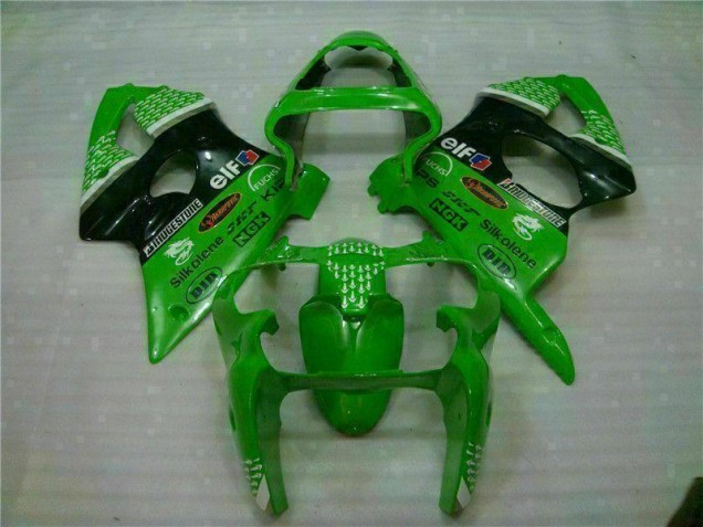 ABS Plastica & Carena ZX6R 00-02 - Verde Nero