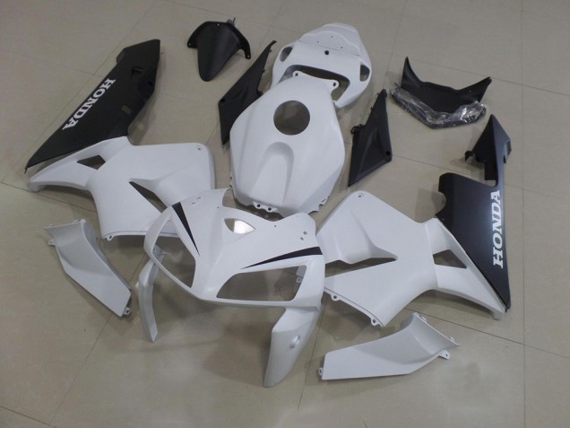 ABS Plastica & Carene CBR 600 RR 05-06 - Bianco Nero ABS Plastica & Carene CBR 600 RR 05-06 - Bianco Nero