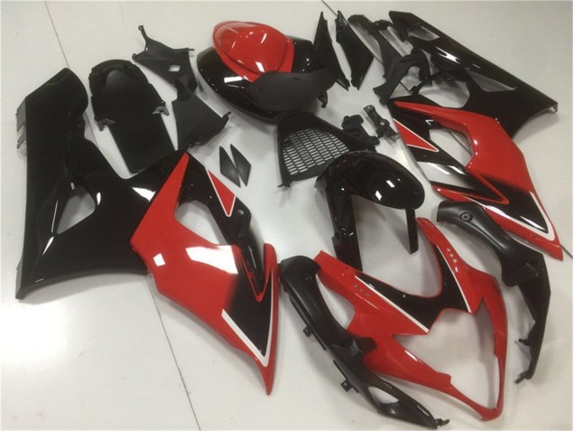 ABS Plastica & Carene GSXR 1000 K5 05-06 - Rosso Nero ABS Plastica & Carene GSXR 1000 K5 05-06 - Rosso Nero