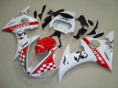 ABS Plastica R6 03-05 - Rosso Bianco