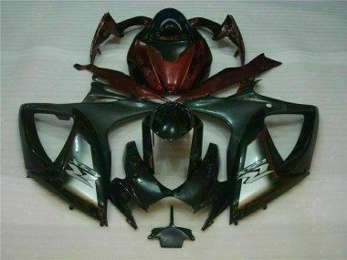 Carena GSXR 600 / 750 K6 06-07 - Nero Rosso