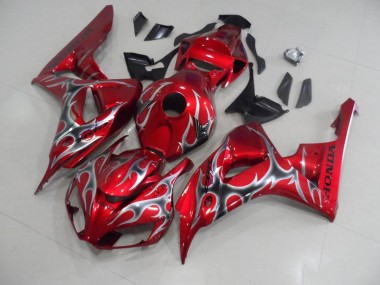 Carene CBR 1000 RR 06-07 - Rosso con Nero Grigio Fiamma