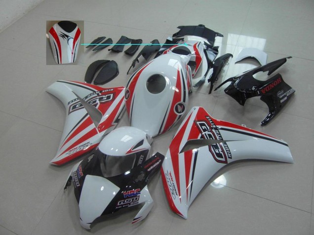 Carene CBR 1000 RR 08-11 - Bianco Rosso Rsd Carene CBR 1000 RR 08-11 - Bianco Rosso Rsd