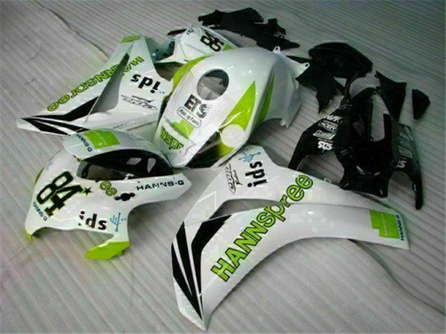 Carene CBR 1000 RR 08-11 - Bianco Verde Hannspree 84 Carene CBR 1000 RR 08-11 - Bianco Verde Hannspree 84