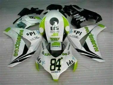 Carene CBR 1000 RR 08-11 - Bianco Verde Hannspree 84