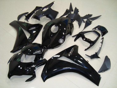 Carene CBR 1000 RR 08-11 - Lucido Nero Chrome Decalcomanie