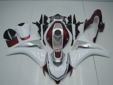 Carene CBR 1000 RR 08-11 - Rosso Bianco & Argento