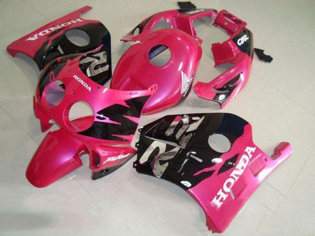 Carene CBR 250 RR MC22 91-98 - Nero Rosa Carene CBR 250 RR MC22 91-98 - Nero Rosa