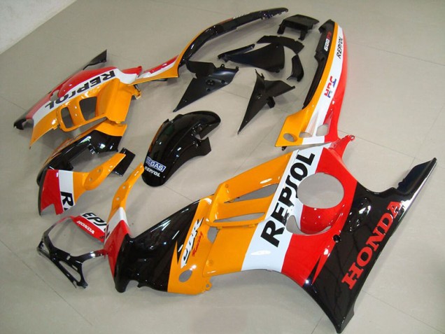 Carene CBR 600 F3 95-98 - Arancia Nero Repsol Carene CBR 600 F3 95-98 - Arancia Nero Repsol