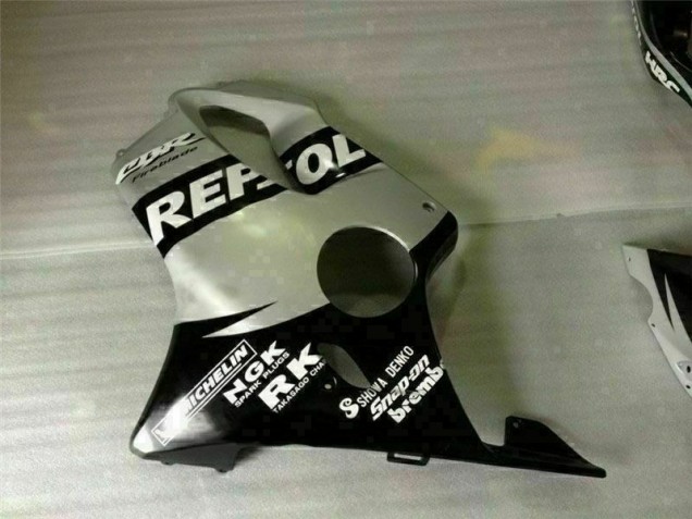 Carene CBR 600 F4i 01-03 - Nero Argento Repsol