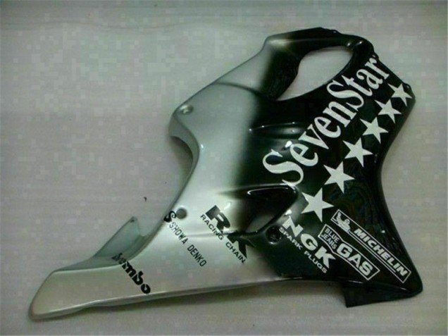 Carene CBR 600 F4i 01-03 - Nero Argento SevenStarss Carene CBR 600 F4i 01-03 - Nero Argento SevenStarss