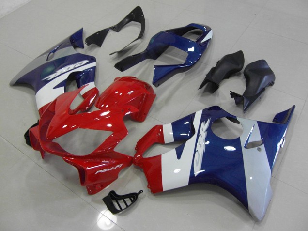 Carene CBR 600 F4i 01-03 - Rosso Blu Argento Carene CBR 600 F4i 01-03 - Rosso Blu Argento