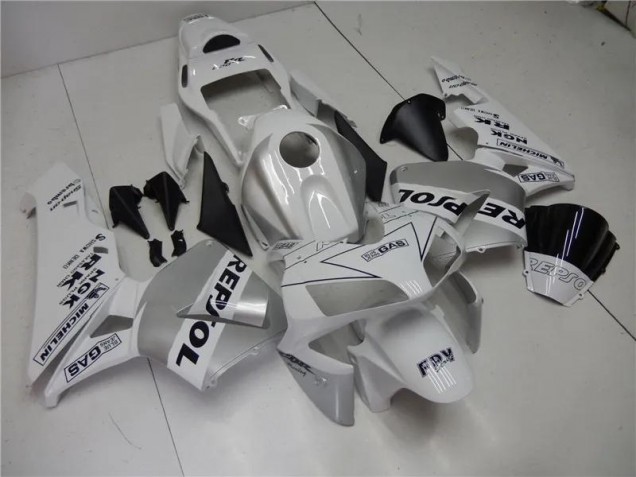 Carene CBR 600 RR 03-04 - Argento Bianco Nero Repsol Carene CBR 600 RR 03-04 - Argento Bianco Nero Repsol