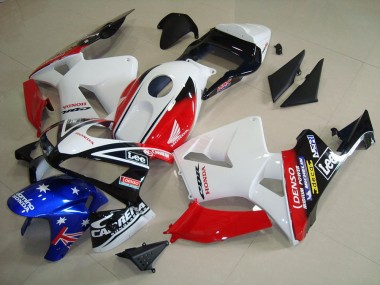 Carene CBR 600 RR 03-04 - Bianco Nero Rosso Lee