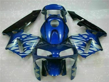 Carene CBR 600 RR 03-04 - Blu con Argento Fiamma