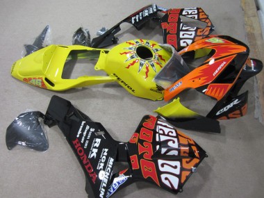 Carene CBR 600 RR 03-04 - Giallo Nero Repsol 46