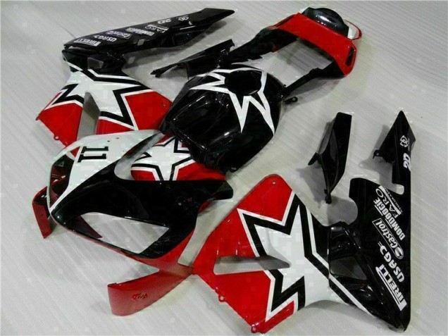 Carene CBR 600 RR 03-04 - Nero Bianco 11 Carene CBR 600 RR 03-04 - Nero Bianco 11