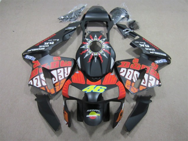Carene CBR 600 RR 03-04 - Nero Rosso Repsol 46 Carene CBR 600 RR 03-04 - Nero Rosso Repsol 46