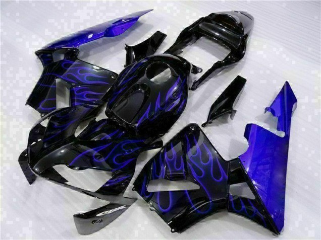 Carene CBR 600 RR 03-04 - Nero con Blu Fiamma Carene CBR 600 RR 03-04 - Nero con Blu Fiamma