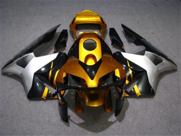 Carene CBR 600 RR 03-04 - Oro Argento Nero Carene CBR 600 RR 03-04 - Oro Argento Nero