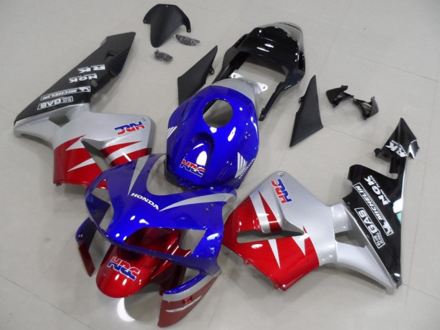 Carene CBR 600 RR 03-04 - Rosso Argento Blu Carene CBR 600 RR 03-04 - Rosso Argento Blu