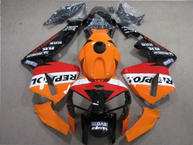 Carene CBR 600 RR 05-06 - Arancia Rosso Nero Repsol