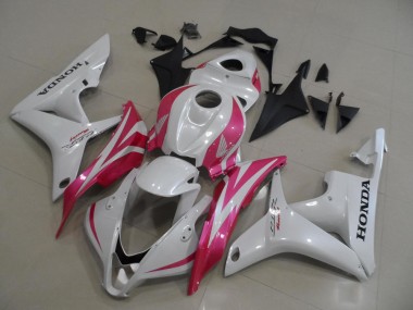 Carene CBR 600 RR 07-08 - Bianco Perla con Rosa