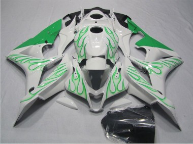 Carene CBR 600 RR 07-08 - Bianco Verde Fiamma