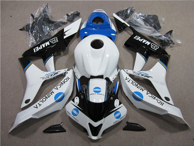 Carene CBR 600 RR 07-08 - Blu Bianco Nero Konica Minolta MAPEI