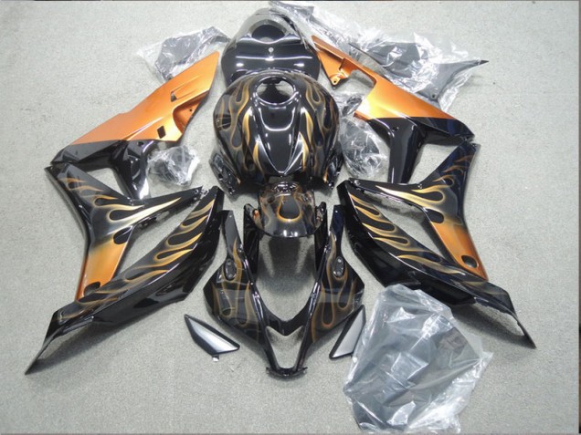 Carene CBR 600 RR 07-08 - Nero Arancia Fiamma Carene CBR 600 RR 07-08 - Nero Arancia Fiamma