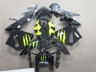 Carene CBR 600 RR 07-08 - Nero Monster Verde