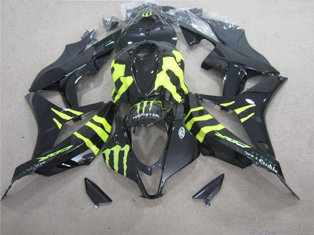 Carene CBR 600 RR 07-08 - Nero Verde Monster Carene CBR 600 RR 07-08 - Nero Verde Monster