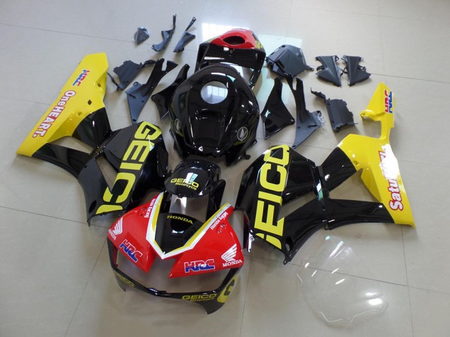 Carene CBR 600 RR 13-21 - Giallo Nero Geico Carene CBR 600 RR 13-21 - Giallo Nero Geico