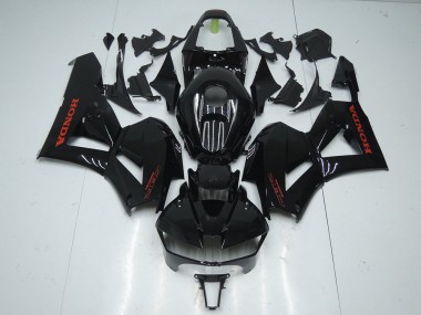 Carene CBR 600 RR 13-21 - Lucido Nero con Rosso Adesivo