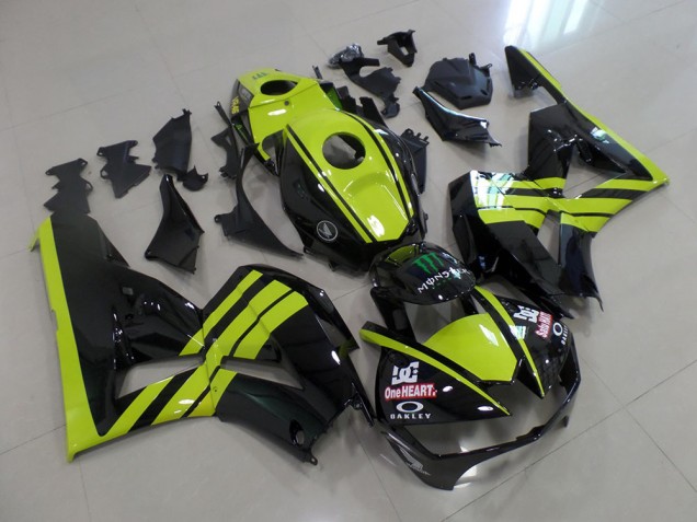 Carene CBR 600 RR 13-21 - Verde Nero Carene CBR 600 RR 13-21 - Verde Nero