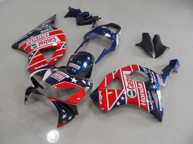 Carene CBR 900 RR 954 02-03 - Blu Rosso Cycle World Castrol Carene CBR 900 RR 954 02-03 - Blu Rosso Cycle World Castrol