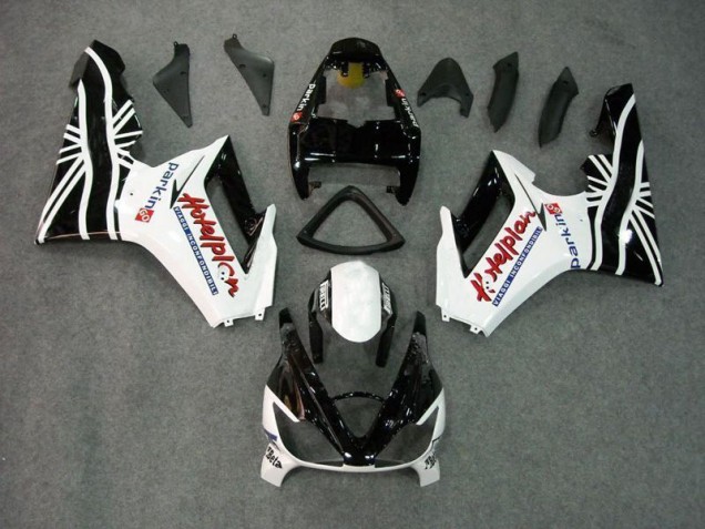 Carene Daytona 675 Triple 06-08 - Nero Bianco Carene Daytona 675 Triple 06-08 - Nero Bianco
